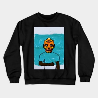 Discover Unique NFT Character with MaleMask and Expressionist Vibes on TeePublic Crewneck Sweatshirt